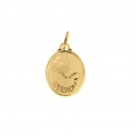 CIONDOLO SEGNO ZODIACALE SCORPIONE IN ORO GIALLO 18 KT + COLLANA LACCIO IN OMAGGIO