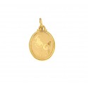 CIONDOLO SEGNO ZODIACALE CAPRICORNO IN ORO GIALLO 18 KT + COLLANA LACCIO IN OMAGGIO