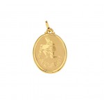 CIONDOLO ACQUARIO SEGNO ZODIACALE ORO GIALLO 18KT+ COLLANA LACCIO IN OMAGGIO