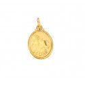 CIONDOLO SEGNO ZODIACALE LEONE IN ORO GIALLO 18 KT + COLLANA LACCIO IN OMAGGIO
