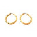 HOOP EARRINGS IN YELLOW GOLD 18 KT 