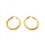PENDIENTES DE ARO EN AMARILLO ORO 18 KT 