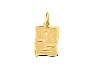 CIONDOLO SEGNO ZODIACALE LEONE IN ORO GIALLO 18 KT + COLLANA LACCIO IN OMAGGIO