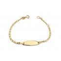 COLLANA SAN PIO IN ORO GIALLO E BIANCO 18 KT + COLLANA LACCIO IN OMAGGIO