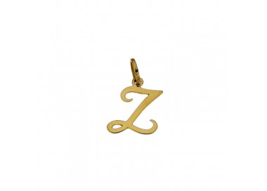 CIONDOLO LETTERA G CORSIVO IN ORO GIALLO 18 KT + COLLANA LACCIO IN OMAGGIO