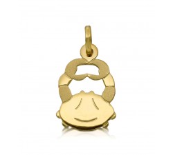 CIONDOLO ZODIACALE CANCRO IN ORO GIALLO 18 KT