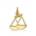 CIONDOLO SEGNO ZODIACALE LEONE IN ORO GIALLO 18 KT + COLLANA LACCIO IN OMAGGIO