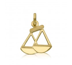 CIONDOLO SEGNO ZODIACALE LEONE IN ORO GIALLO 18 KT + COLLANA LACCIO IN OMAGGIO