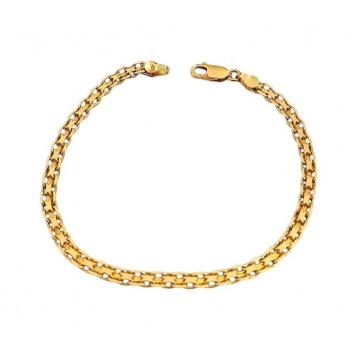 BRACELET UNISEX YELLOW GOLD 18 KT 