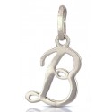 CIONDOLO LETTERA G CORSIVO IN ORO GIALLO 18 KT + COLLANA LACCIO IN OMAGGIO