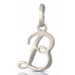 CIONDOLO LETTERA G CORSIVO IN ORO GIALLO 18 KT + COLLANA LACCIO IN OMAGGIO