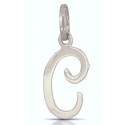 CIONDOLO LETTERA G CORSIVO IN ORO GIALLO 18 KT + COLLANA LACCIO IN OMAGGIO