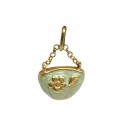 CIONDOLO CHARM BORSA IN ORO GIALLO 18 KT