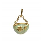 CIONDOLO CHARM BORSA IN ORO GIALLO 18 KT