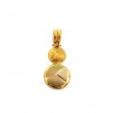 CIONDOLO DA DONNA IN ORO GIALLO E BIANCO 18 KT +COLLANA LACCIO OMAGGIO