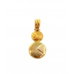 CIONDOLO DA DONNA IN ORO GIALLO E BIANCO+COLLANA LACCIO OMAGGIO
