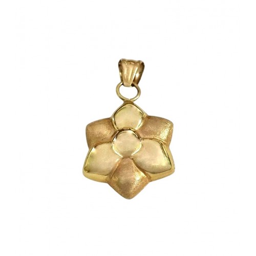 CIONDOLO STELLA IN ORO GIALLO+COLLANA OMAGGIO
