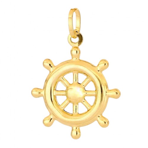 CIONDOLO STELLA IN ORO GIALLO+COLLANA OMAGGIO