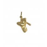 CIONDOLO PIPPO IN ORO GIALLO+COLLANA LACCIO OMAGGIO