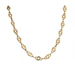 COLLANA CATENA IN ORO GIALLO 18 KT LUNGA 58 CM