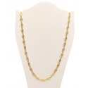 COLLANA CATENA IN ORO GIALLO 18 KT LUNGA 58 CM