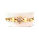 BRACCIALE DA DONNA IN ORO BIANCO 18 KT CON ZIRCONI BIANCHI