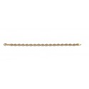 BRACCIALE UNISEX A CATENA IN ORO GIALLO 18 KT