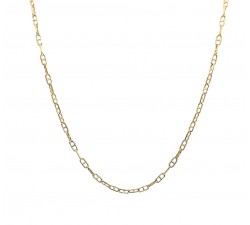 COLLANA CATENA MARINARA IN ORO GIALLO 18 KT