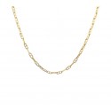 COLLANA CATENA MARINARA IN ORO GIALLO 18 KT