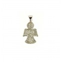 CIONDOLO ANGELO IN ORO GIALLO 18 KT + COLLANA IN OMAGGIO