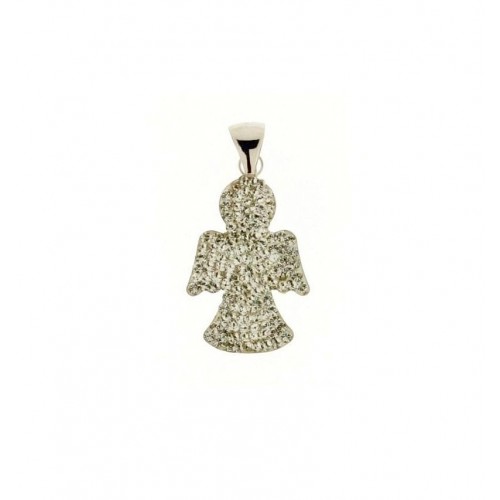 CIONDOLO ANGELO IN ORO GIALLO 18 KT + COLLANA IN OMAGGIO
