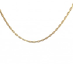 COLLANA CATENA MARINARA IN ORO GIALLO 18 KT