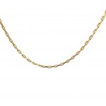 COLLANA CATENA MARINA IN ORO GIALLO 18 KT CM 60