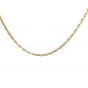 COLLANA CATENA MARINA IN ORO GIALLO 18 KT CM 60