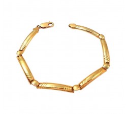 BRACCIALE UOMO IN ORO GIALLO 18 KT
