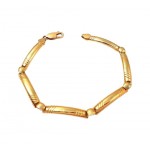 BRACCIALE UOMO IN ORO GIALLO 18 KT