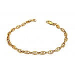 BRACCIALE IN ORO GIALLO BIANCO E ROSA 18 KT 18 GRAMMI DA UOMO