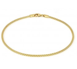 BRACELET CHILD WHITE GOLD 18 KT 
