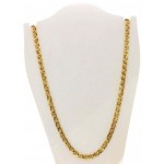 COLLANA CATENA UOMO IN ORO GIALLO 18 KT CM 50