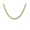 COLLANA CATENA MARINARA IN ORO GIALLO 18 KT