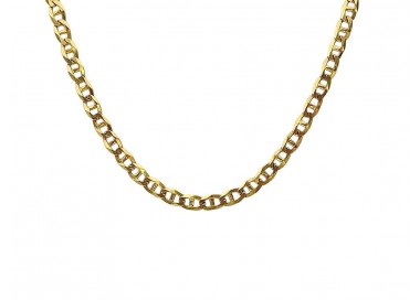 COLLANA CATENA MARINARA IN ORO GIALLO 18 KT