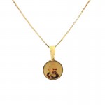 COLLANA IN ORO GIALLO 18 KT CON CIONDOLO SAN PIO