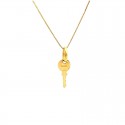 COLLANA IN ORO GIALLO 18 KT CON CHIAVE