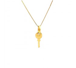 COLLANA IN ORO GIALLO 18 KT CON CHIAVE 