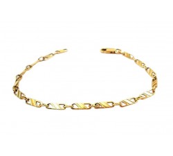 18 KT AMARILLO ORO CADENA PULSERA UNISEX