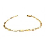 18 KT CHAÎNE EN OR JAUNE BRACELET UNISEXE