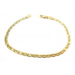18 KT YELLOW GOLD chain and BRACELET UNISEX PLATES