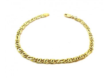 BRACCIALE CATENA IN ORO GIALLO 18 KT UNISEX