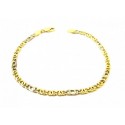 18 KT YELLOW GOLD CHAIN BRACELET UNISEX