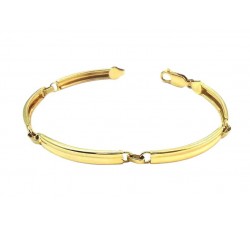 18 KT YELLOW GOLD CHAIN BRACELET 